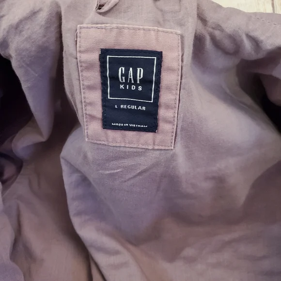 Gap Kids lavender spring/fall coat sz L (10-11)